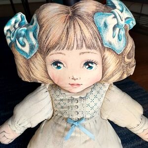 Printed Cut and Sew doll Vintage